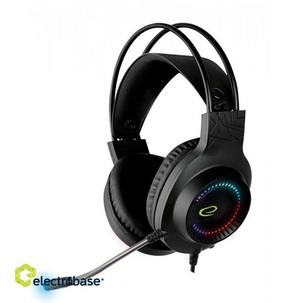 Kuulokkeet // Headphones On-Ear // EGH7100 Esperanza słuchawki z mikrofonem gaming 7.1 courser