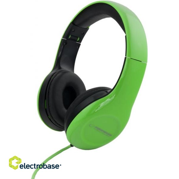 Austiņas // Headphones On-Ear // EH138G Słuchawki Audio Soul zielone  Esperanza image 1