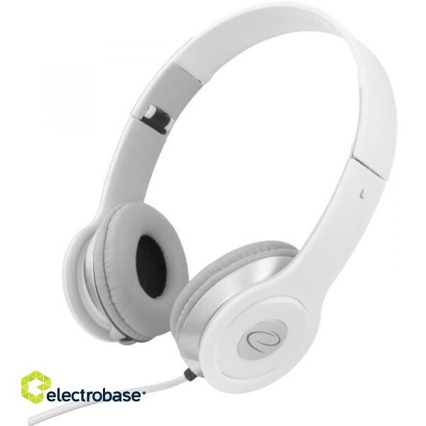 Headphones // Headphones On-Ear // EH145W Słuchawki Audio Techno białe Esperanza image 1