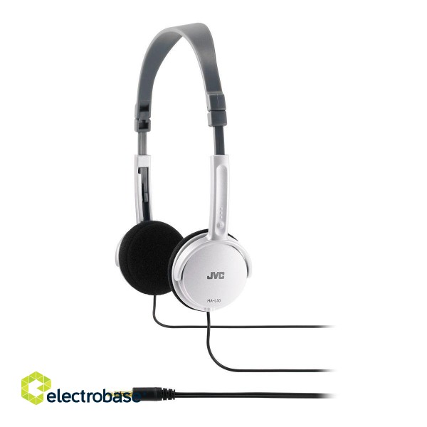 Headphones // Headphones On-Ear // JVC0057 Słuchawki białe JVC HA-L50 