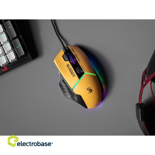 Keyboards and Mice // Mouse Devices // Mysz A4TECH BLOODY W95Max USB Sports Lime image 6