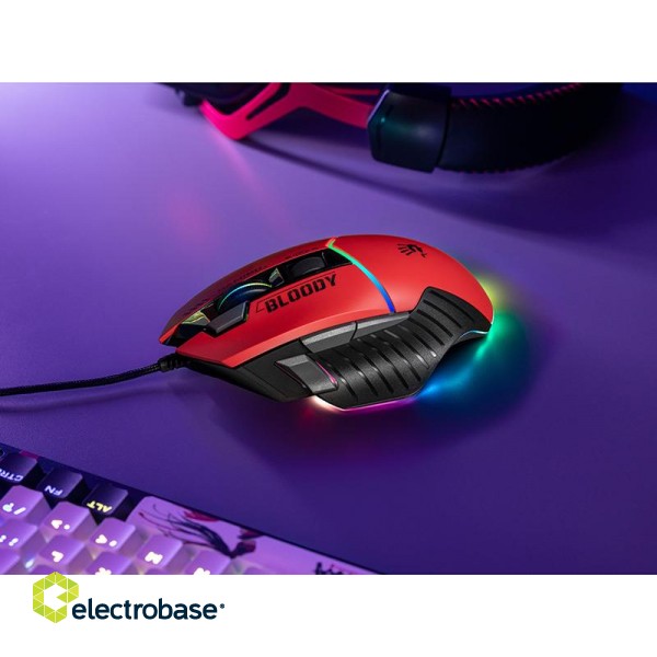 Keyboards and Mice // Mouse Devices // Mysz A4TECH BLOODY W95Max USB Sports Red image 7