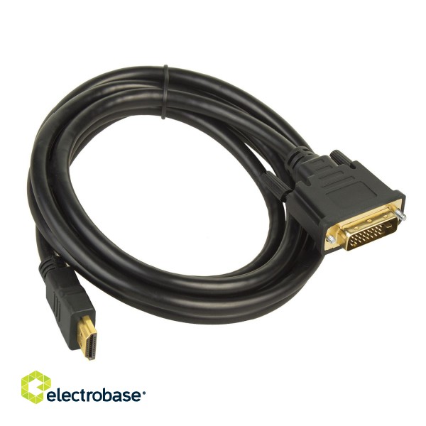 Разъeмы // Different Audio, Video, Data connection plug and sockets // Przewód kabel DVI-HDMI Maclean, v1.4, 2m, MCTV-717 фото 2