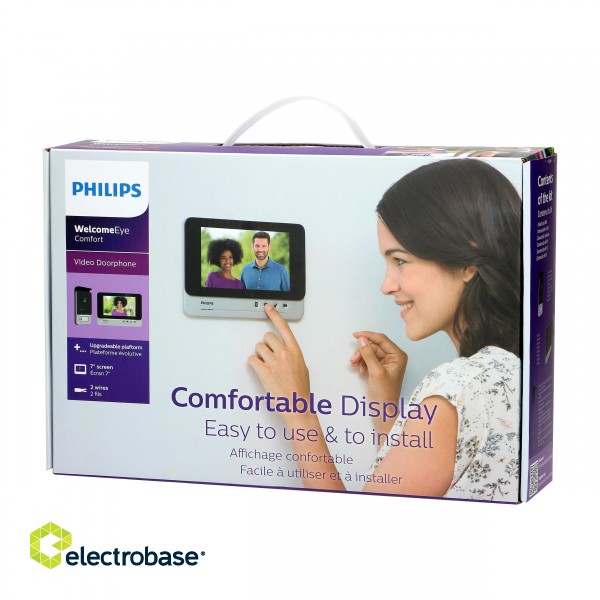 Domofoni (namruņi) | Durvju zvani // Video/Audio namrunis // Zestaw wideo domofonowy Philips WelcomeEye Comfort image 2
