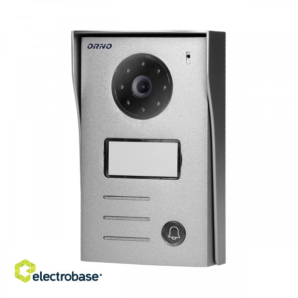 Video-Fonolukod  | Door Bels // Video-Fonolukod HD // Zestaw wideodomofonowy 2-żyłowy bezsłuchawkowy, kolor, 4,3" LCD,  z czytnikiem breloków zbliżeniowych, czarny, NAOS RFID image 5