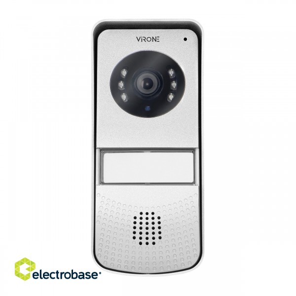 Video-Fonolukod  | Door Bels // Video-Fonolukod HD // Zestaw wideodomofonowy bezsłuchawkowy, kolor, 4,3" LCD,  z czytnikiem breloków zbliżeniowych, czarny, ENIF RFID image 10
