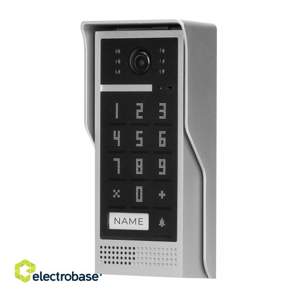 Doorpfones | Door Bels // Video doorphones HD // Zestaw wideodomofonowy, bezsłuchawkowy, kolor, LCD 7", interkom, z szyfratorem, natynkowy, czarny, SCUTI image 8