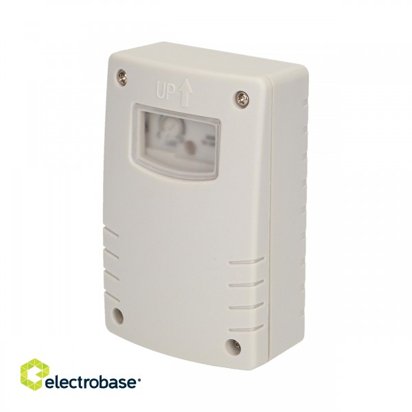 LED Lighting // Light, Dusk, Motion and Presence sensor for Lighting, Time relays // Czujnik zmierzchowy, IP44, 1200W image 2