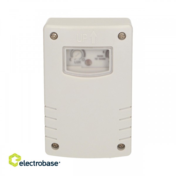 LED Lighting // Light, Dusk, Motion and Presence sensor for Lighting, Time relays // Czujnik zmierzchowy, IP44, 1200W image 4