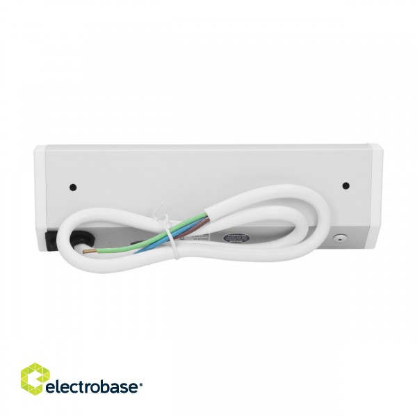Elektromateriāli // Mēbeļu elektriskie slēdži un rozetes, USB rozetes // Gniazdo meblowe 2x2P+Z + USB, schuko, biało-srebrne image 6