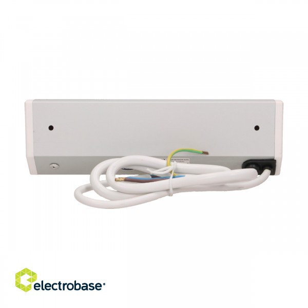 Elektromateriāli // Mēbeļu elektriskie slēdži un rozetes, USB rozetes // Gniazdo meblowe 2x2P+Z z wyłącznikiem, schuko, biało-srebrne image 6