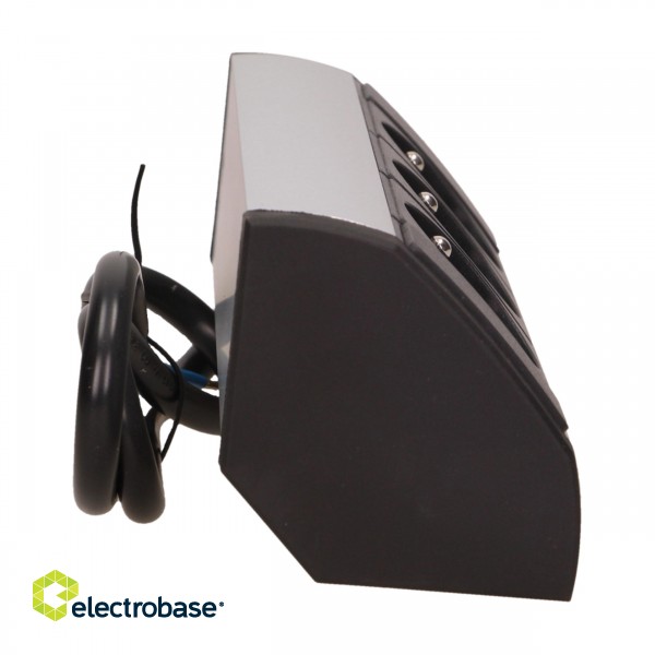 Elektromateriāli // Mēbeļu elektriskie slēdži un rozetes, USB rozetes // Gniazdo meblowe 3x2P+Z, czarno-srebrne image 6