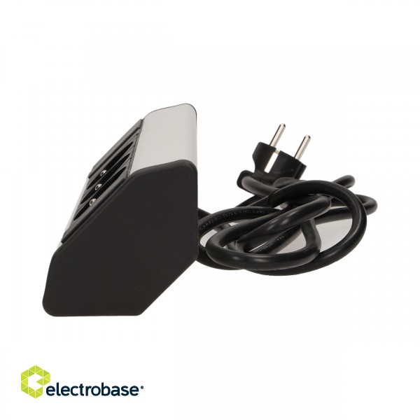 Elektromateriāli // Mēbeļu elektriskie slēdži un rozetes, USB rozetes // Gniazdo meblowe z przewodem 1,8m, 3x2P+Z image 7