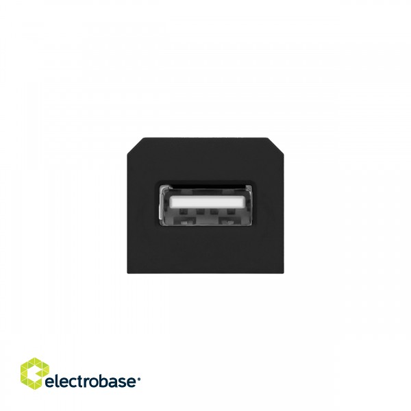 Elektromateriāli // Mēbeļu elektriskie slēdži un rozetes, USB rozetes // Kostka z gniazdem USB do gniazda meblowego OR-GM-9011/B lub OR-GM-9015/B image 2