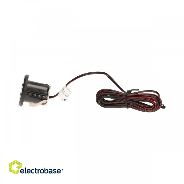 Elektromateriāli // Mēbeļu elektriskie slēdži un rozetes, USB rozetes // Ładowarka 2xUSB wpuszczana w blat, czarna image 6
