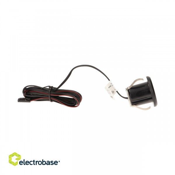 Elektromateriāli // Mēbeļu elektriskie slēdži un rozetes, USB rozetes // Ładowarka 2xUSB wpuszczana w blat, czarna image 7