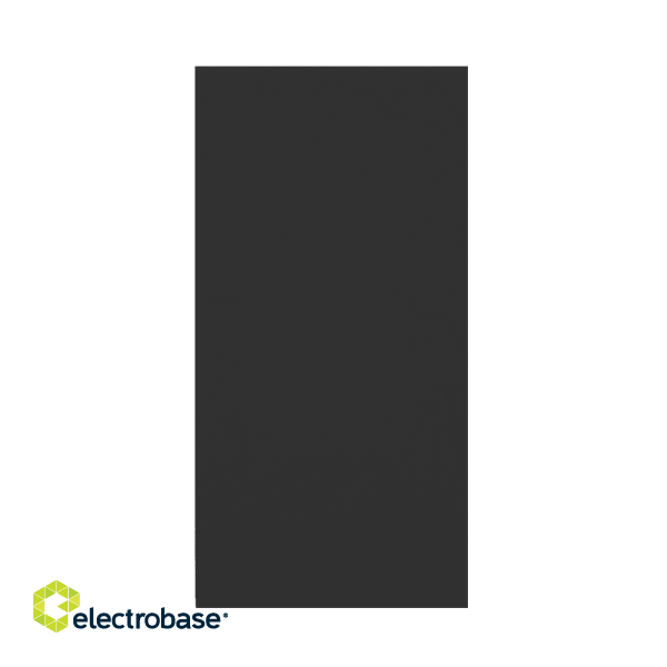 Elektromateriāli // Mēbeļu elektriskie slēdži un rozetes, USB rozetes // NOEN EP, zaślepka 22,5x45mm, czarna image 1