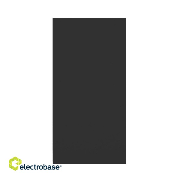 Elektromateriāli // Mēbeļu elektriskie slēdži un rozetes, USB rozetes // NOEN EP, zaślepka 22,5x45mm, czarna image 2