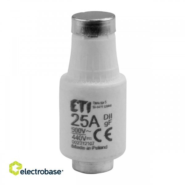 Sulakkeet // Cylindrical low voltage fuses and accessories // Wkładka topikowa WTS-25A/500V 25 szt.