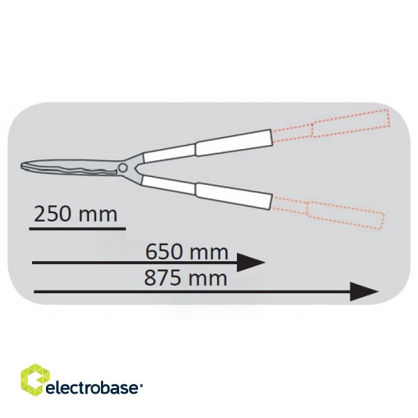 Tooted koju ja aeda // Aed // 40050 Nożyce do żywopłotu 250mm, Proline  image 2