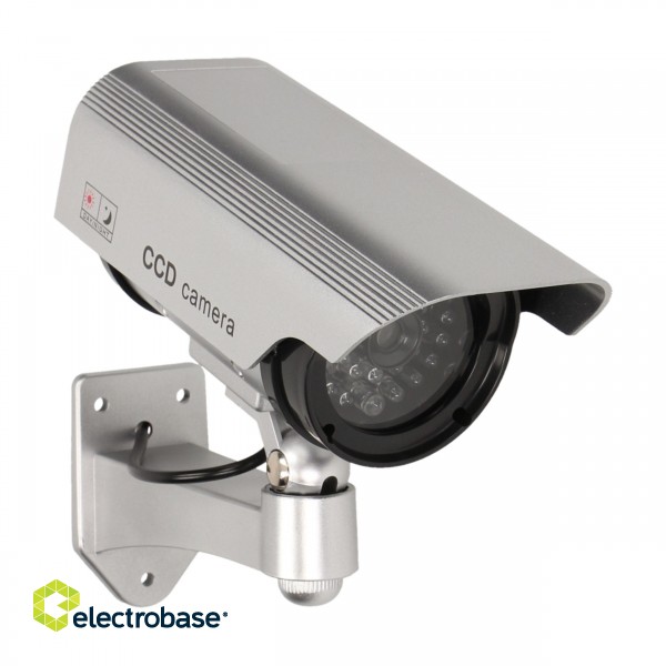 Vaizdo stebėjimo sistemos // Priedai  kameroms // Atrapa kamery monitorującej CCTV, bateryjna paveikslėlis 4