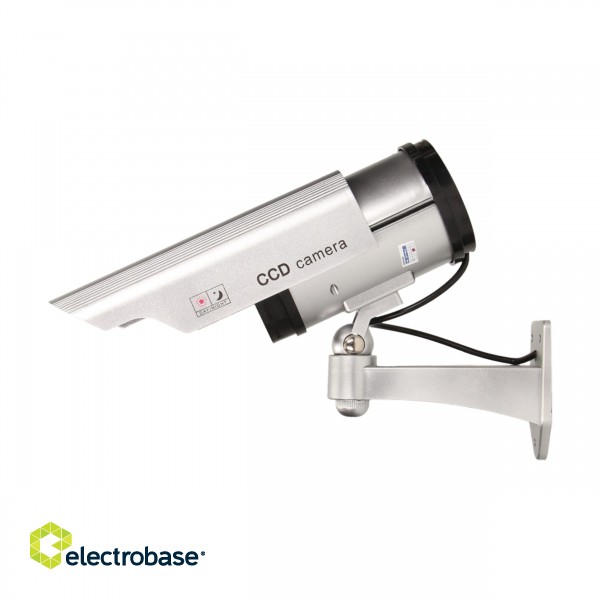 Video surveillance // Analog camera accessories // Atrapa kamery monitorującej CCTV, bateryjna image 6