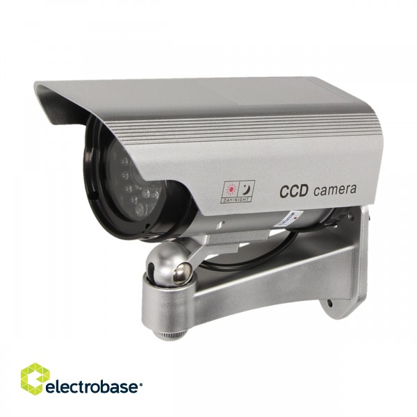 Video surveillance // Analog camera accessories // Atrapa kamery monitorującej CCTV, bateryjna image 10