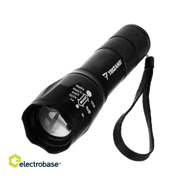 Handheld and Head LED Flashlights // LED Handheld Flashlights // Latarka T6 USB L18368 image 2