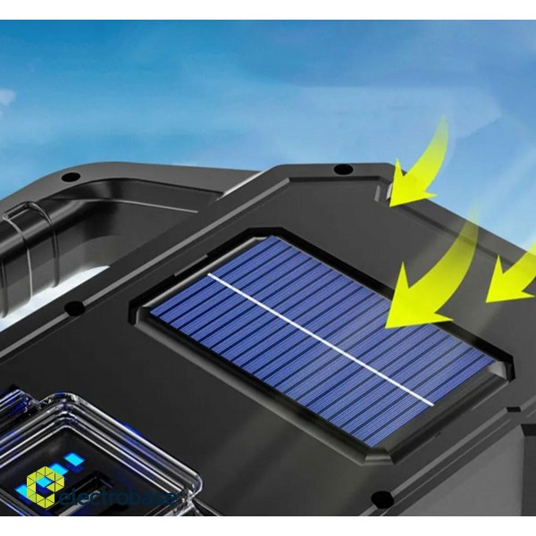 Переносные и Налобные LED Фонарики // LED карманные фонарики // ZD103 Latarka akumulatorowa powerbank     solarna фото 8