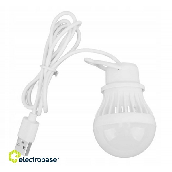 Rokas un Galvas Lukturīši LED // Rokas Lukturis LED // ZD92 Wisząca lampka led camping usb image 1