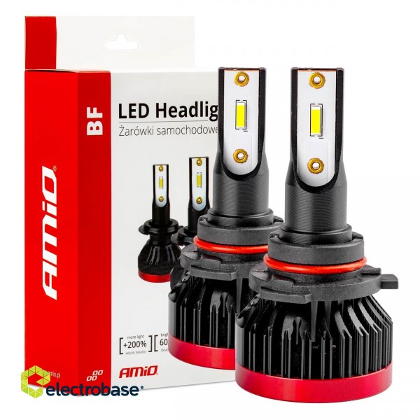 Apgaismojums LED // Auto spuldzes // Żarówki samochodowe led seria bf hb4 9006 6000k canbus amio-02247