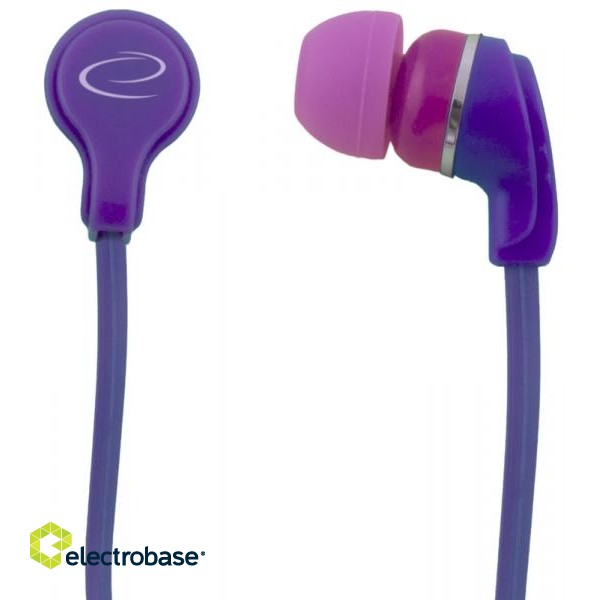 Austiņas // Headphones => In-Ear // EH147V Słuchawki douszne Neon fioletowe Esperanza