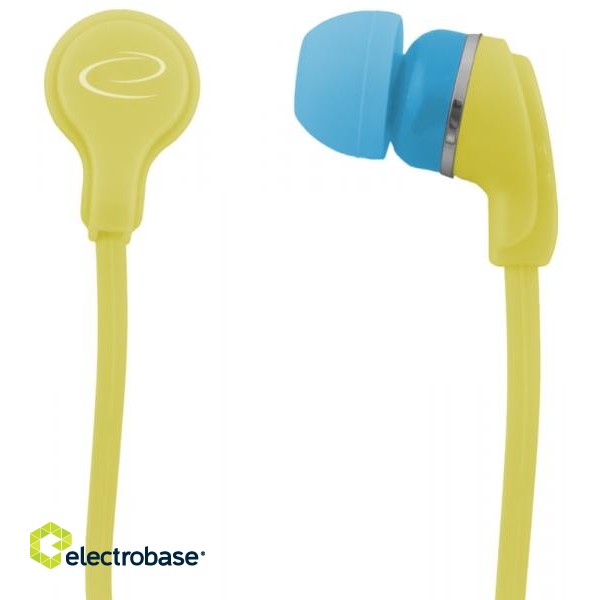 Austiņas // Headphones => In-Ear // EH147Y Słuchawki douszne Neon żółte Esperanza