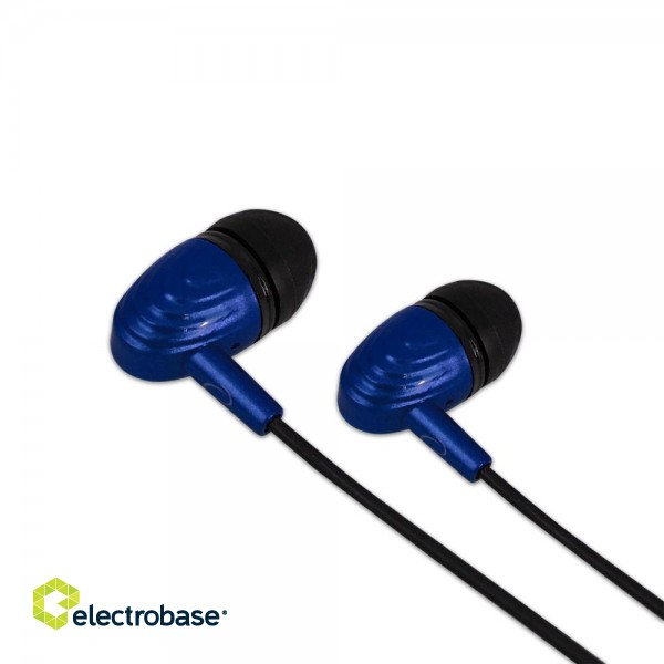 Headphones and Headsets // Headphones => In-Ear // EH193KB Esperanza słuchawki douszne z mikrofonem eh193 czarno-niebieskie