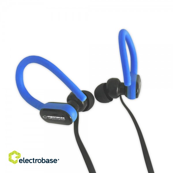 Headphones and Headsets // Headphones => In-Ear // EH197KB Esperanza słuchawki douszne z mikrofonem eh197 czarno-niebieskie