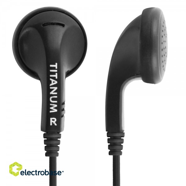 Наушники // Headphones => In-Ear // TH108K Titanum słuchawki douszne th108 czarne