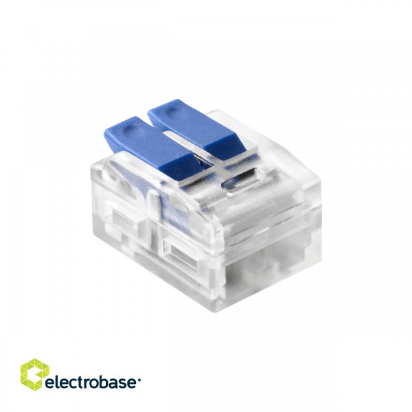 Electric Materials // Wago Connectors and Terminal Blocks // Złączka instalacyjna zaciskowa 2-przewodowa; na dowolny przewód 0,75-4mm?; IEC 450V/32A  100 szt. image 1