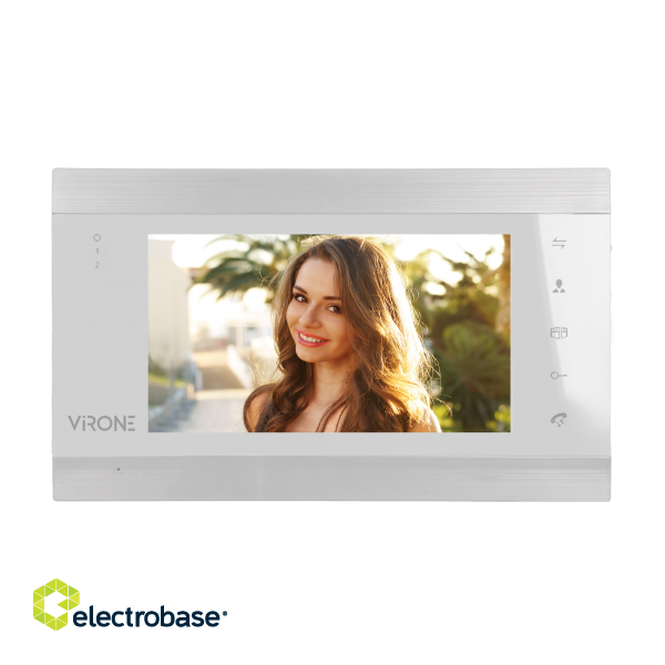 Video-Fonolukod  | Door Bels // Video-Fonolukod HD // Kolorowy wideo monitor 7" z darmową aplikacją na telefon do zarządzania komunikacją wewnętrzną i zewnętrzną image 1