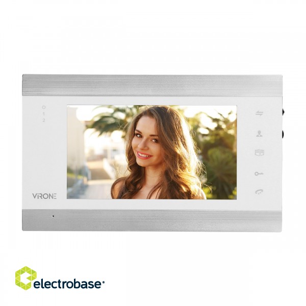 Video-Fonolukod  | Door Bels // Video-Fonolukod HD // Kolorowy wideo monitor 7" z darmową aplikacją na telefon do zarządzania komunikacją wewnętrzną i zewnętrzną image 2