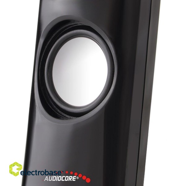 Garso ir HiFi sistemos // Garsiakalbiai // Głośniki komputerowe 8W USB Black Audiocore AC860 paveikslėlis 9