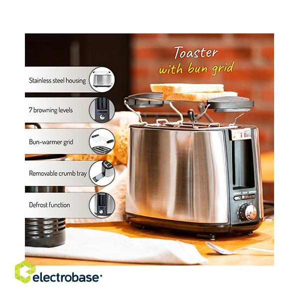 Virtuves elektroierīces un tehnika // Tosteri  // AD 3214 Toster image 2
