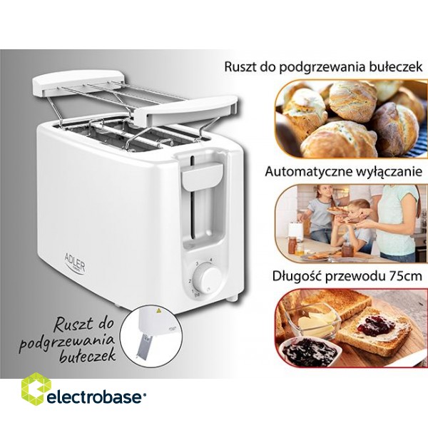 Kitchen electrical appliances and equipment // Toasters // AD 3223 Toster 2 kromki image 10