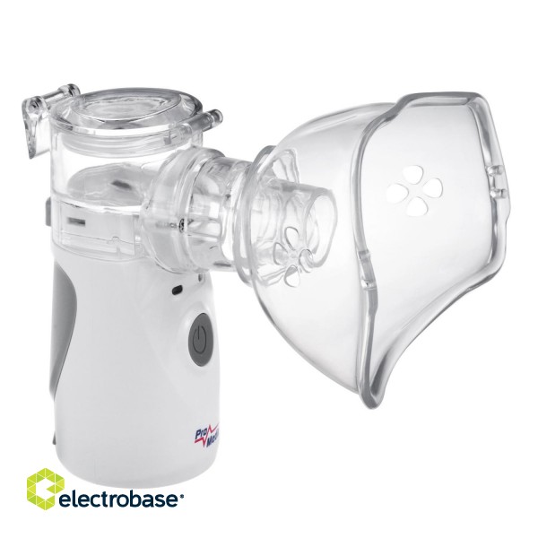Henkilökohtaiset hoitotuotteet // Inhalers // Przenośny / podręczny bezprzewodowy inhalator nebulizator Promedix, zestaw, maski, PR-835 image 2