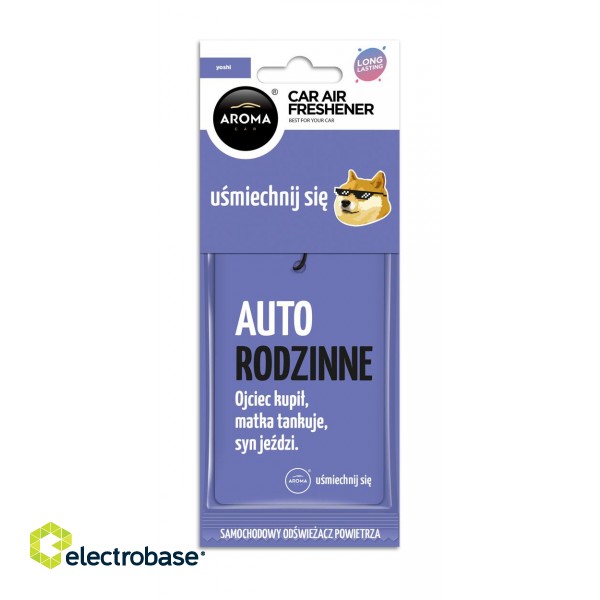 Car and Motorcycle Products, Audio, Navigation, CB Radio // Air Fresheners | Fragrances for Cars // Odświeżacz powietrza aroma car lets smile yoshi