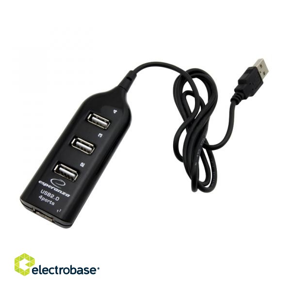 Kannettavat, muistikirjat, tarvikkeet // USB Hubs | USB Docking Station // EA116 Hub USB 2.0 4 porty Esperanza  image 1