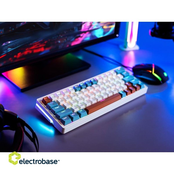 Keyboards and Mice // Keyboards // Klawiatura mechaniczna Tracer GAMEZONE EVO3 HOT SWAP 63 (White) image 8