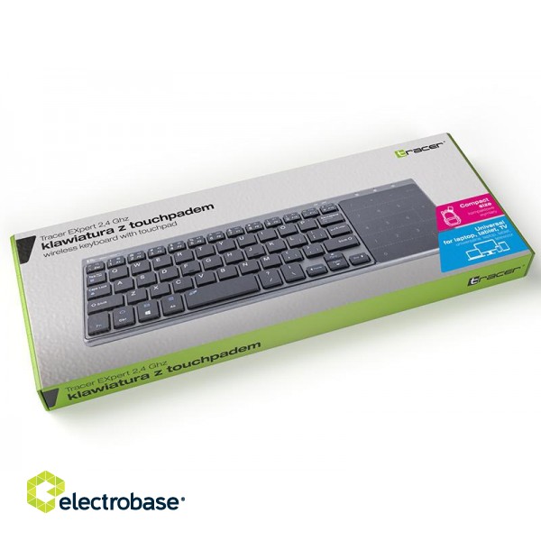 Keyboards and Mice // Keyboards // Klawiatura z touchpadem Tracer EXpert 2,4 Ghz image 6