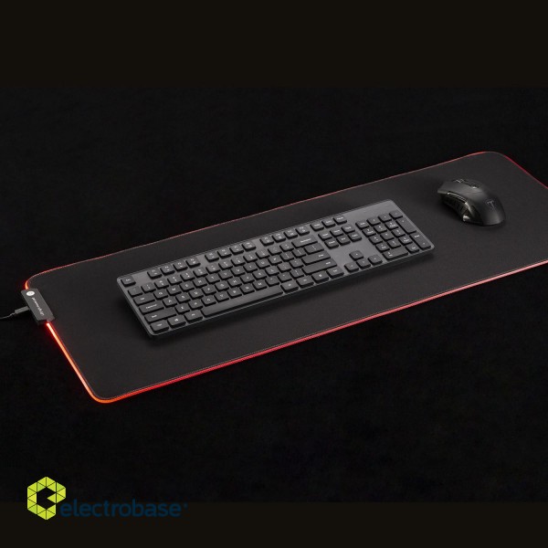 Клавиатуры и мыши // Коврики для мыши // Gamingowa podkładka pod mysz klawiaturę z podświetleniem LED RGB NanoRS, 800x300x4mm,  RS705 фото 4