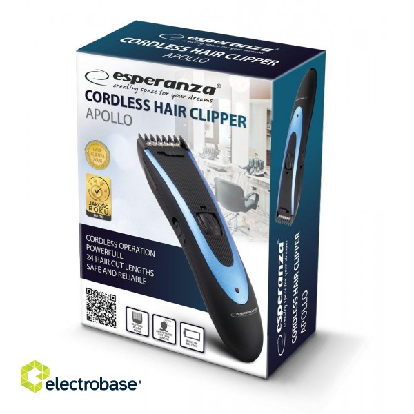 Personal-care products // Hair clippers and trimmers // EBC004 Maszynka do strzyżenia włosów Bezprzewodowa Apollo Esperanza image 7