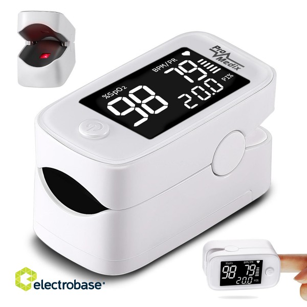Personal-care products // Blood pressure monitors | Oximeters // Pulsoksymetr napalcowy medyczny pulsometr oksymetr Promedix PR-870 1.5? HD LED image 1